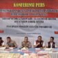 Konferensi Pers Polda Kalsel Pengungkapan Kasus Narkoba.