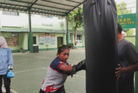 Petinju Kabupaten Banjar persiapan menuju Porprov Kalsel 2025. Foto: IRV PRO1