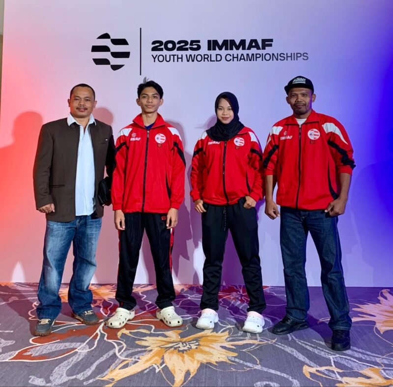 Mutia Salwa Salsabila  saat di ajang kejuaraan dunia Mixed Martial Arts (MMA) Youth di Abu Dhabi, Uni Emirat Arab, mewakili Indonesia pada Juli 2025 lalu. Foto Ist