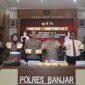 Press Conference Pengungkapan kasus sabu-sabu sebanyak 19 kg di Polres Banjar Kalsel. foto: ERV
