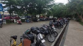 Area Parkir di RTH Ratu Zalecha Martapura. Foto: ERV Pro1