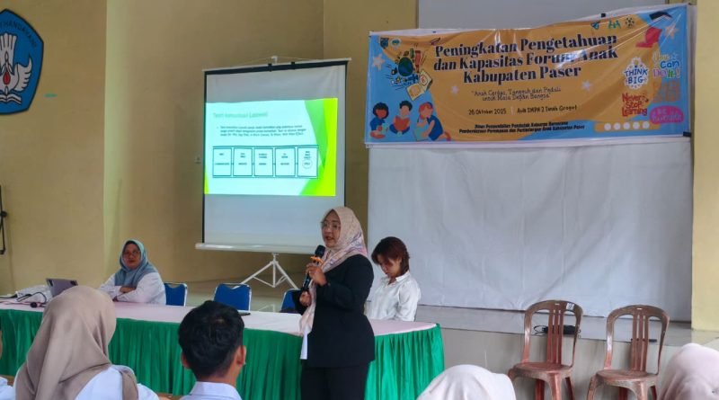 Peningkatan Kapasitas Forum Anak (FOTO : MC PASER)