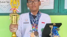 Muhammad Fathan Andriyano, peserta didik Madrasah Tsanawiyah Negeri (MTsN) 1 Paser (FOTO : MC PASER)