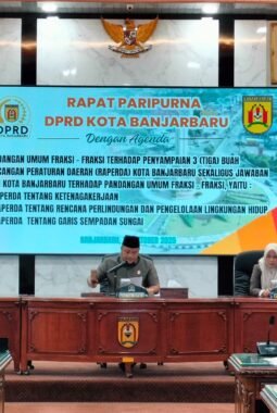 DPRD Banjarbaru Bahas Tiga Raperda Penting: Ketenagakerjaan, Lingkungan Hidup, dan Sempadan Sungai