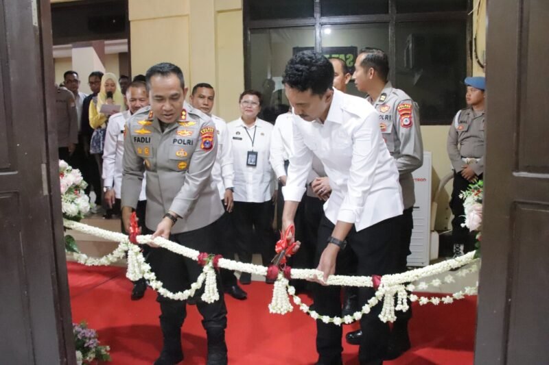 Peresmian rutan baru Polres Banjar ( FOTO : HUMAS POLRES BANJAR )