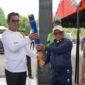 Penerimaan obor di Kabupaten Balangan ( FOTO : INFOPUBLIK)