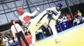 Taekwondo PORPROV Kalsel dimulai ( FOTO : MC KALSEL )