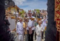 Peresmian Pura Pertiwi Agung Kaharingan di Desa Jone (FOTO : MC PASER)
