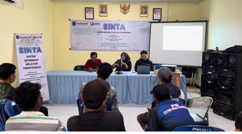 Peluncuran SINTA untuk nelayan (Foto : MC PASER)