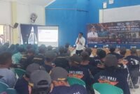 Pelatihan Keluarga Tanggap Kebakaran Rumah Tangga di Kecamatan Mataraman, Rabu (19/11/2025). foto: st