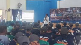 Pelatihan Keluarga Tanggap Kebakaran Rumah Tangga di Kecamatan Mataraman, Rabu (19/11/2025). foto: st