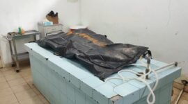 Mayat Ummyati (48) saat di Pemulasaran RSUD Ratu Zalecha. Foto: Fal Pro1