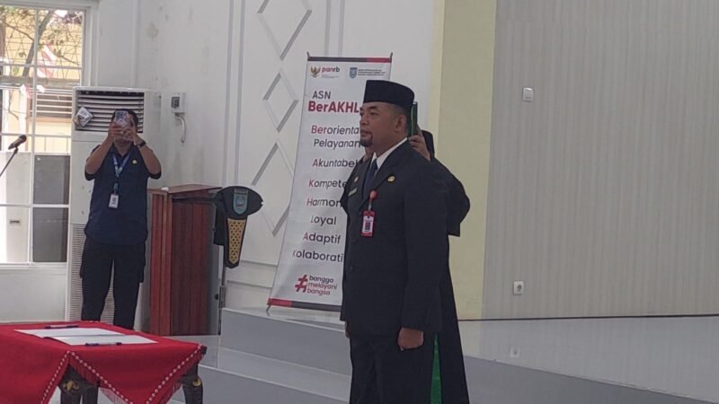 Yudi Andrea Dilantik Menjadi Sekda Banjar