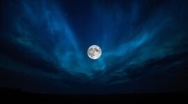 Ilustrasi Supermoon. Foto: Canva