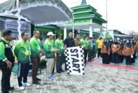 Jalan Sehat Kerukunan di Kabupaten Hulu Sungai Selatan (Foto : KOMINFO HSS)
