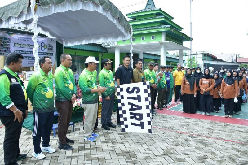 Jalan Sehat Kerukunan di Kabupaten Hulu Sungai Selatan (Foto : KOMINFO HSS)