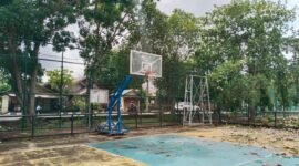 Fasilitas pagar sudah terpasang