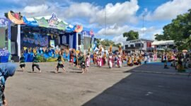 Tarian yang di tampilkan dalam HUT Tanah Laut