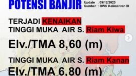 (Foto : Instagram Resmi BPBD Kalsel)