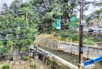 Kondisi kabel yang menggantung rendah 