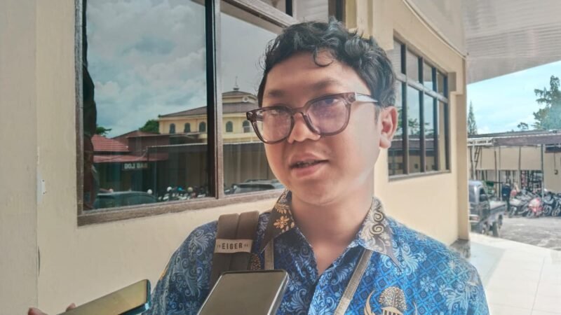 Ahmad Fajar Novianto, perwakilan BPS Kabupaten Banjar