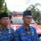 Plt Kepala BPBD Banjar, Yayan Darmanto didampingi Plt Sekretaris BPBD Banjar Azhar Alamsyah