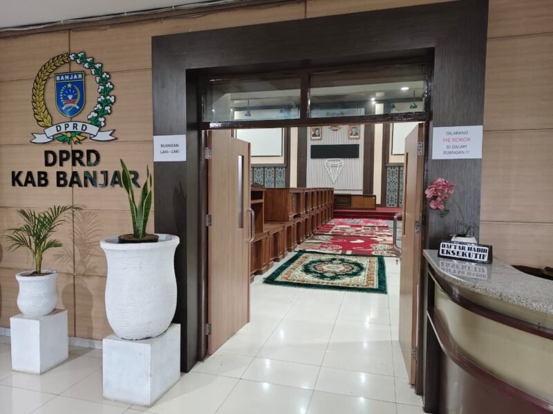 Ruang paripurna DPRD Banjar dijadikan tempat nginap gratis untuk jamaah momen 5 rajab