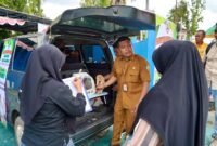 DKP3 Balangan Beri Pelayanan Kesehatan Hewan di Pasar Paringin (FOTO : INFOPUBLIK BALANGAN)