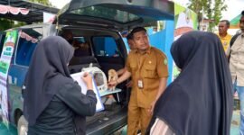 DKP3 Balangan Beri Pelayanan Kesehatan Hewan di Pasar Paringin (FOTO : INFOPUBLIK BALANGAN)