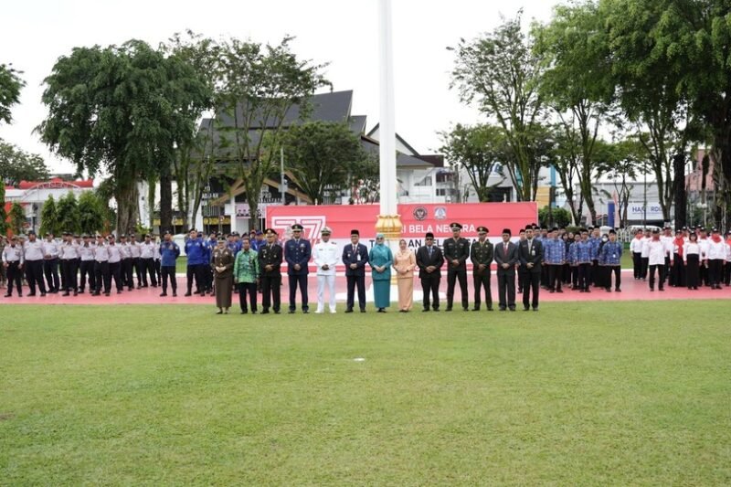 Upacara bela negara (Foto : Diskominfo Balikpapan)