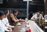 Wali Kota Samarinda, Dr. H. Andi Harun, menerima audiensi Pertamina Patra Niaga di Balai Kota (Foto : PPID Samarinda)
