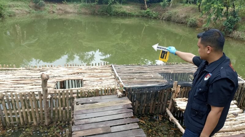 Lokasi Kejadian (Foto : Humas Polres Banjarbaru)