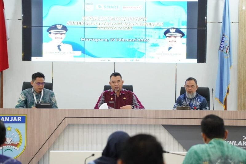 Rapat Evaluasi Pembangunan Kabupaten Banjar Tahun Anggaran 2025