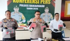 Polres Banjarbaru Amankan 14 Pelaku Curanmor dalam Operasi Jaran