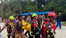 Korban tenggelam di temukan keadaan meninggal dunia (Foto : Humas Polres Banjar)