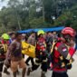 Korban tenggelam di temukan keadaan meninggal dunia (Foto : Humas Polres Banjar)