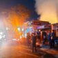 Kebakaran di Tanah Grogot (Foto : Humas Polres Paser)