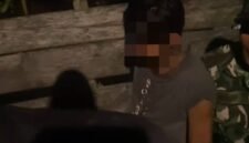 Pelaku berhasil diamankan (Foto : Warga di Lokasi)