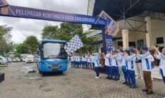 Banjarbaru Lepas 148 Atlet Popda Kalsel 2026, Wali Kota Targetkan Prestasi Emas