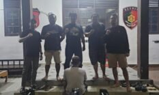 Polres Banjar Ringkus Terduga Pencuri Baterai Tower BTS di Cindai Alus