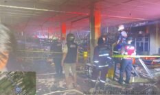 Alfamart Gambut Terbakar, Polisi Amankan TKP dan Identifikasi Korban